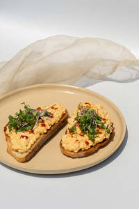 Open Egg Sandwich
