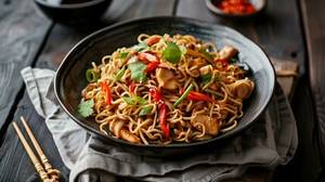 Schezwan noodles