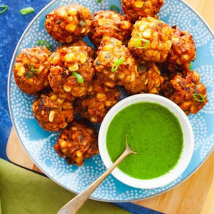 CORN CORN BHAJIYE (Serves 2)