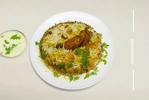 Veg Hyderabadi Biryani(half)