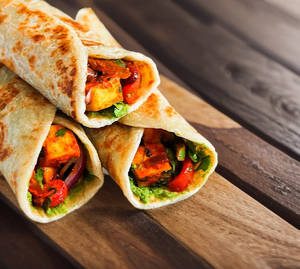 Egg Paneer Cheese Roll