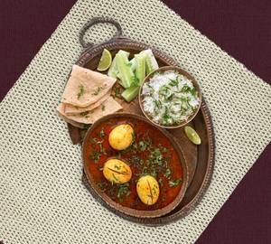 Roti Egg Thali