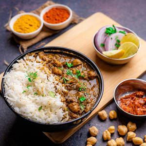 Punjabi Chole Rice Bowl
