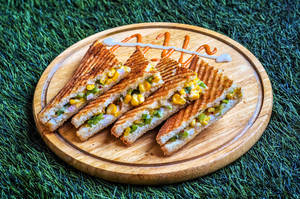 Cheesy Corn Surprise Sandwich