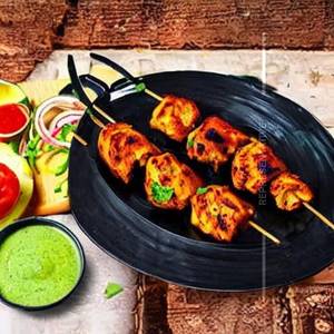 Chicken Pudina Kebab ( Full )