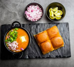Butter Pav Bhaji (4 Pc Pav)