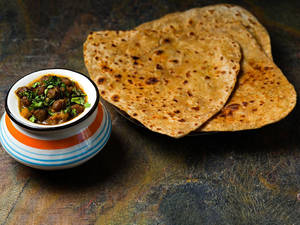 Plain Paratha(3) + Choice Of Gravy
