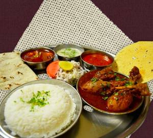 North India Chicken Thali