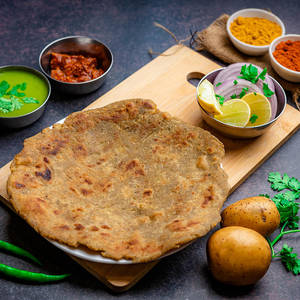 Bajra Aloo Roti