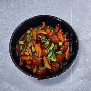 Baby corn Mushroom Chilli