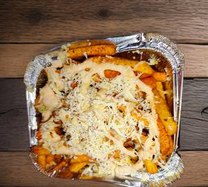 French Fries with Peri Peri Cheese Sauce