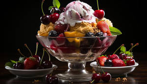Fresh Fruit Sundae