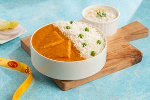 Shahi Paneer (Served with Rice & Raita)