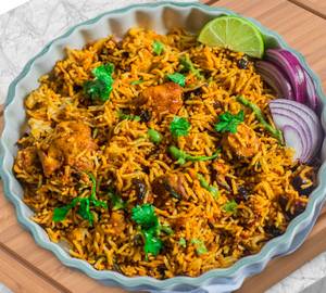 Malai Soya Chaap Biryani