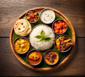North india veg thali