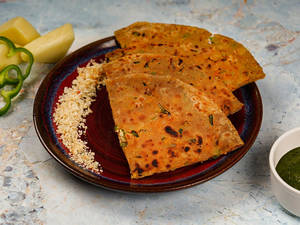 Cheese Capsicum Paratha