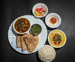 Punjabi Chole Thali