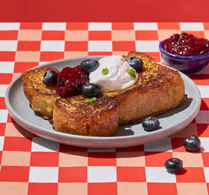 Brioche French Toast With Seasonal Compote