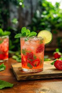Strawberry mojito
