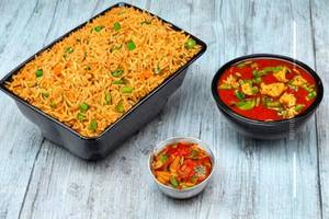 Veg schezwan fried rice