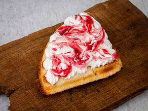 Strawberry Cream Cheese Waffle (single Layer)