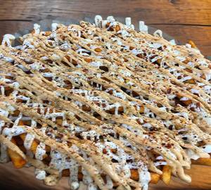 Cheese overload fries
