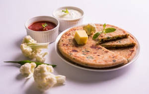 No Oil Gobhi Paratha
