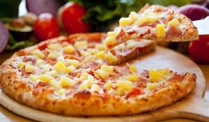 Sweet corn pizza