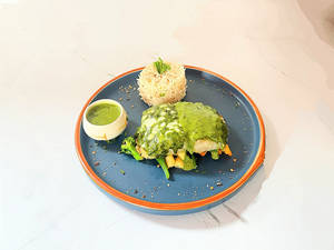 Bhetki Baked Fish Florentine