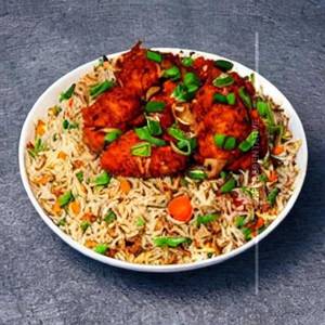 Chicken hakka rice [full]