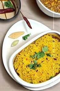 Yellow Dal with Rice + Salad 