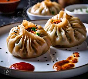 Matar Paneer Momo [6 Pieces]