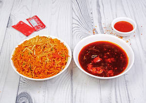 Veg Triple Schezwan Rice