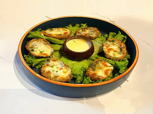Cheese & Spinach Stuffed Mushroom