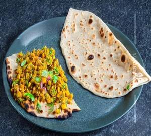 Anda bhurji chapati