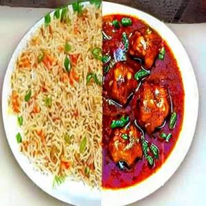 Chicken Manchurian Rice