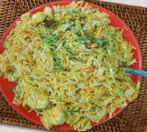 Prawns egg fried rice