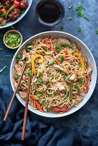 Chicken noodles