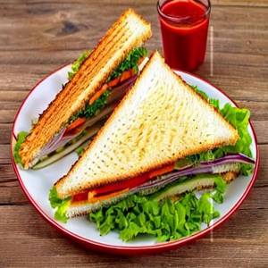 Veg club sandwich