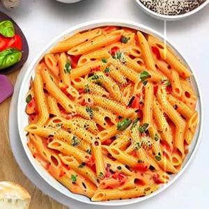 Red Cheese Sauce Pasta (Penne & Fusilli Mix)