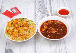 Chicken Manchurian Rice