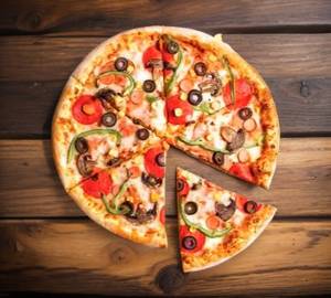 Deluxe Veg Pizza(8 Inch)