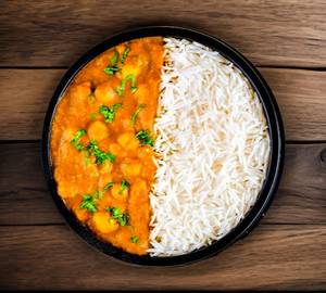Chhole rice   [half  plate]