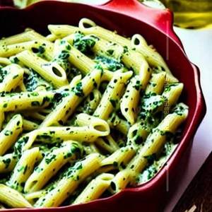 Green Mint Sauce Pasta (Penne & Fusilli Mix)