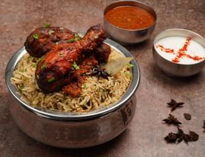 Tangdi Chicken Biryani Full 2 Leg Pcs