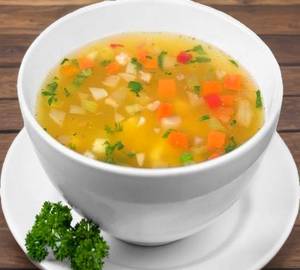 Mix Veg Soup [500ml] with 2 sandwich