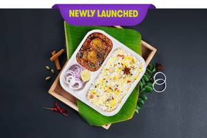 (New) Chicken Chettinad Rice Lunchbox