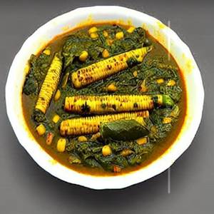 Palak Corn Mushroom