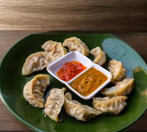 Chicken Tikka Steamed Momos [6 Pieces]