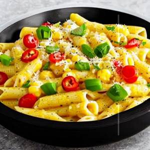 Sweet Corn Penne Pasta